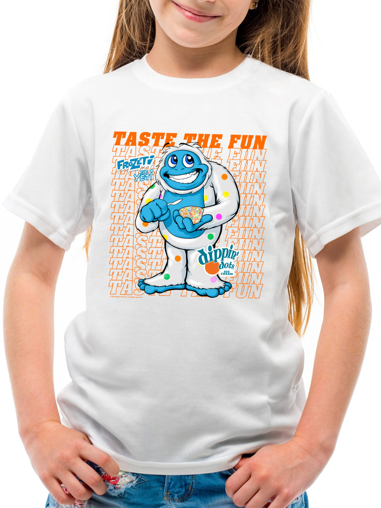 Taste the Fun - Frozeti Yeti Dippin' Dots Graphic Youth's T-shirt - Picture 20 of 22