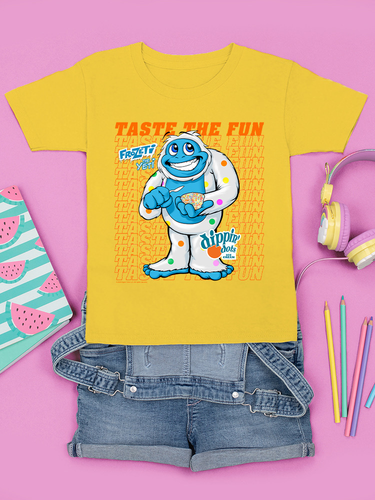 Taste the Fun - Frozeti Yeti Dippin' Dots Graphic Youth's T-shirt - Picture 13 of 22