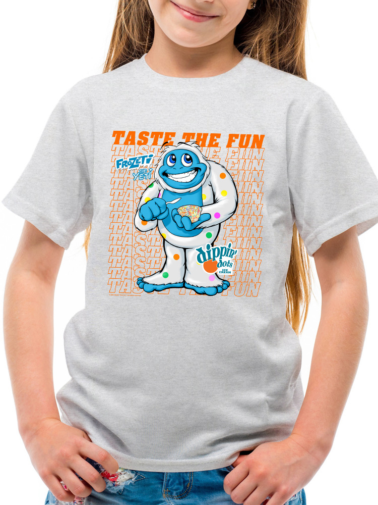 Taste the Fun - Frozeti Yeti Dippin' Dots Graphic Youth's T-shirt - Picture 5 of 22