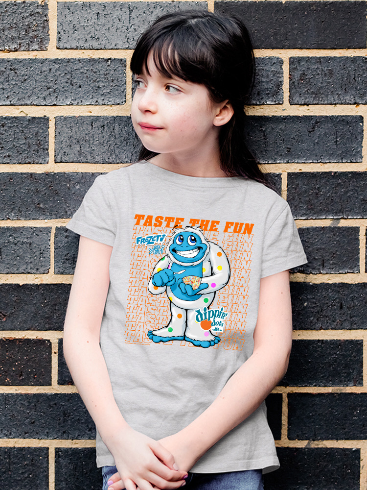 Taste the Fun - Frozeti Yeti Dippin' Dots Graphic Youth's T-shirt - Picture 6 of 22