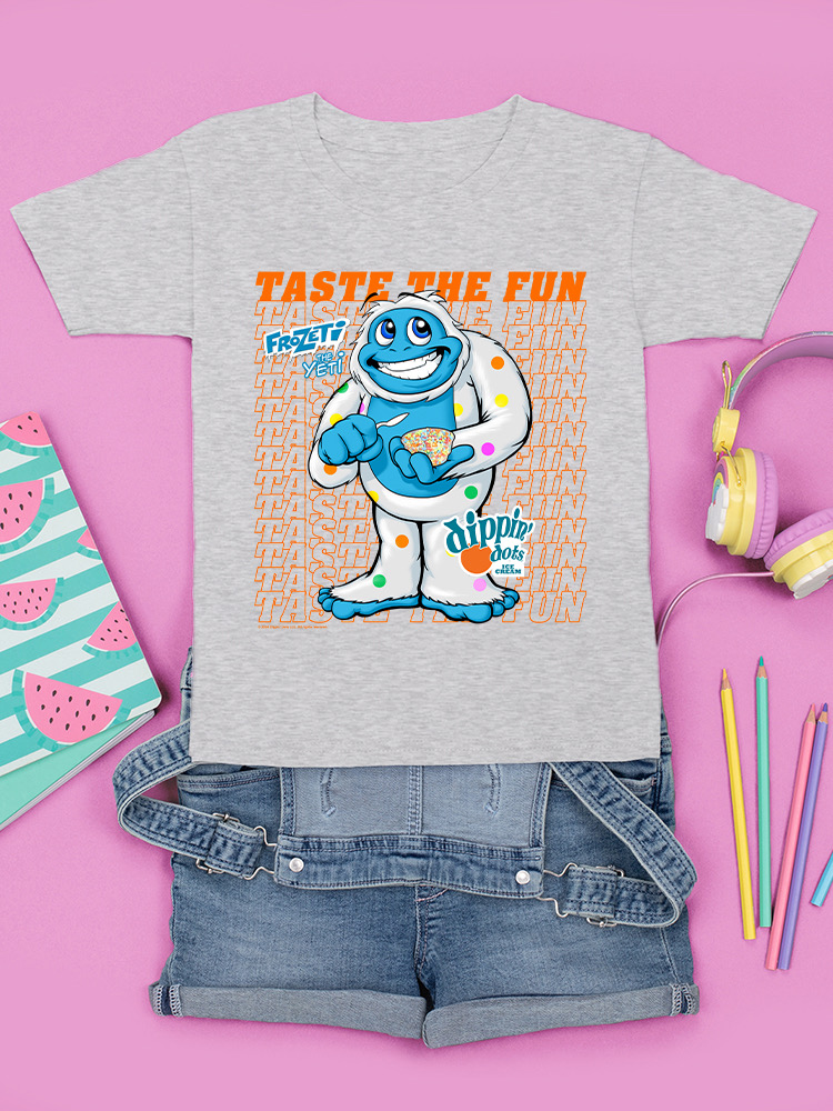Taste the Fun - Frozeti Yeti Dippin' Dots Graphic Youth's T-shirt - Picture 7 of 22