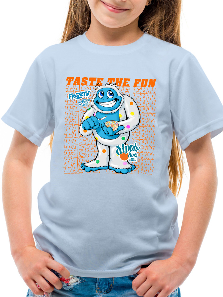 Taste the Fun - Frozeti Yeti Dippin' Dots Graphic Youth's T-shirt - Picture 17 of 22