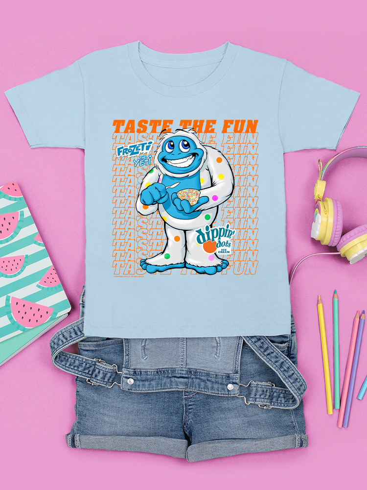 Taste the Fun - Frozeti Yeti Dippin' Dots Graphic Youth's T-shirt - Picture 19 of 22
