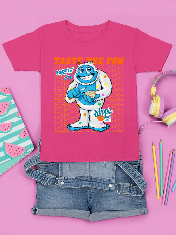 Taste the Fun - Frozeti Yeti Dippin' Dots Graphic Youth's T-shirt - Picture 16 of 22