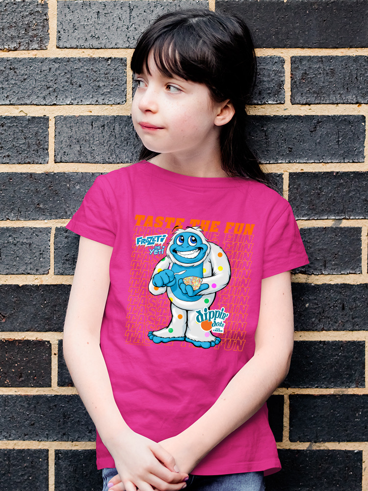 Taste the Fun - Frozeti Yeti Dippin' Dots Graphic Youth's T-shirt - Picture 15 of 22