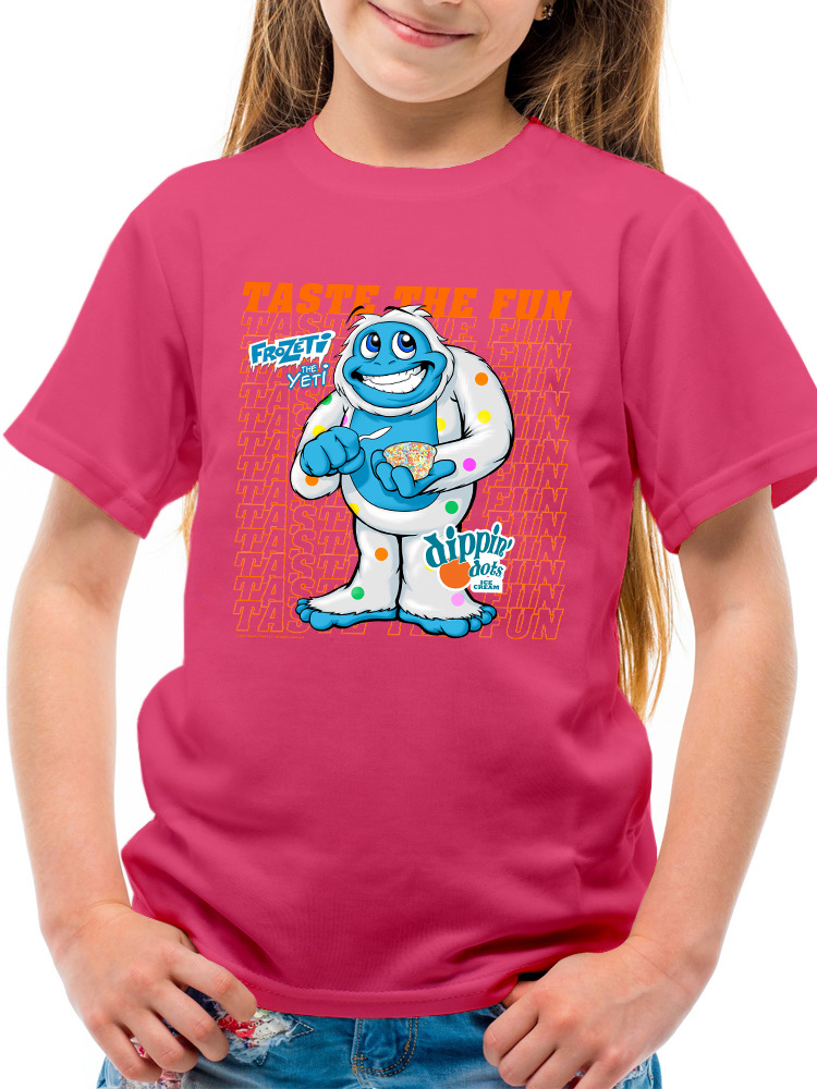 Taste the Fun - Frozeti Yeti Dippin' Dots Graphic Youth's T-shirt - Picture 14 of 22