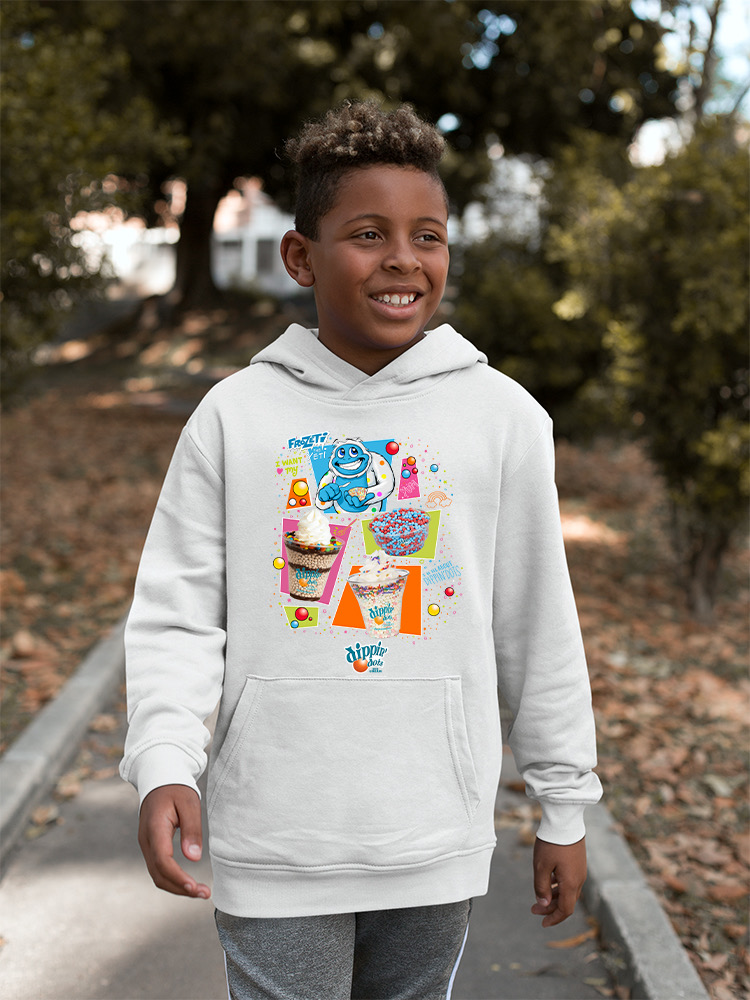 Frozeti & Dippin' Dots Fun Graphic Tee - Ice Cream Treats Jugend Hoodie - Bild 18 von 19