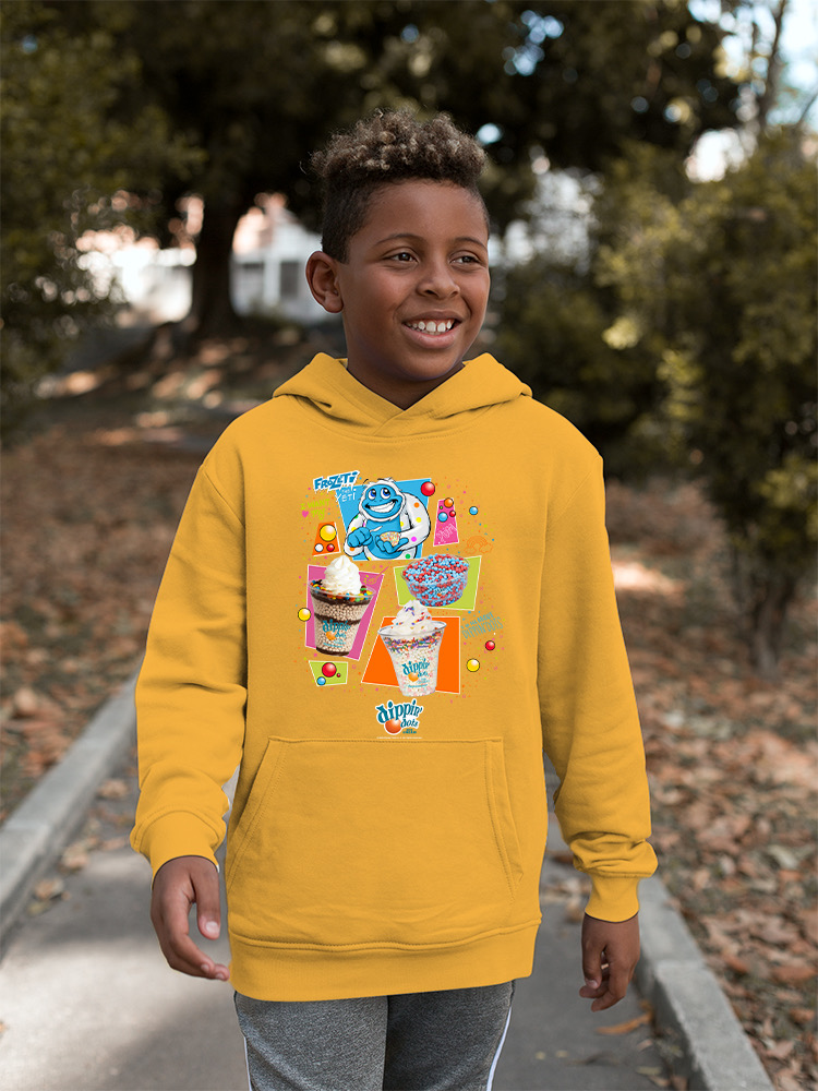Frozeti & Dippin' Dots Fun Graphic Tee - Ice Cream Treats Jugend Hoodie - Bild 12 von 19