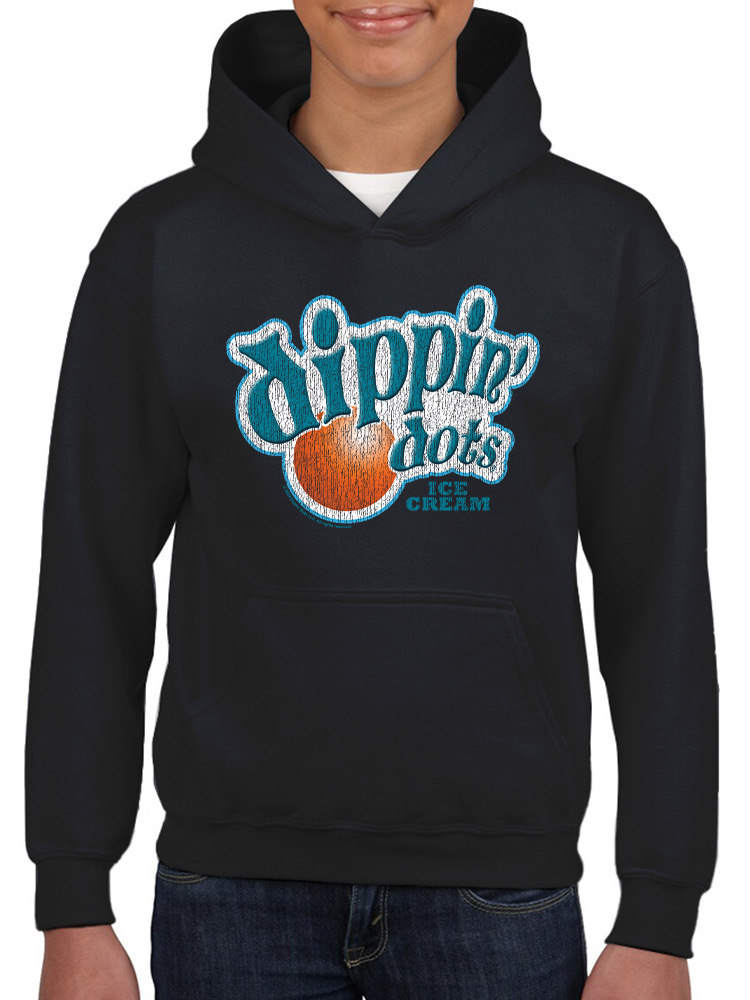Retro Dippin' Dots Logo - Ice Cream Lovers Graphic Jugend Hoodie - Bild 5 von 19