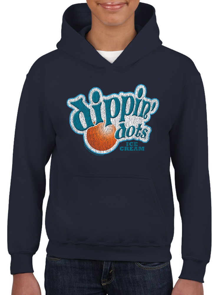 Retro Dippin' Dots Logo - Ice Cream Lovers Graphic Jugend Hoodie - Bild 14 von 19