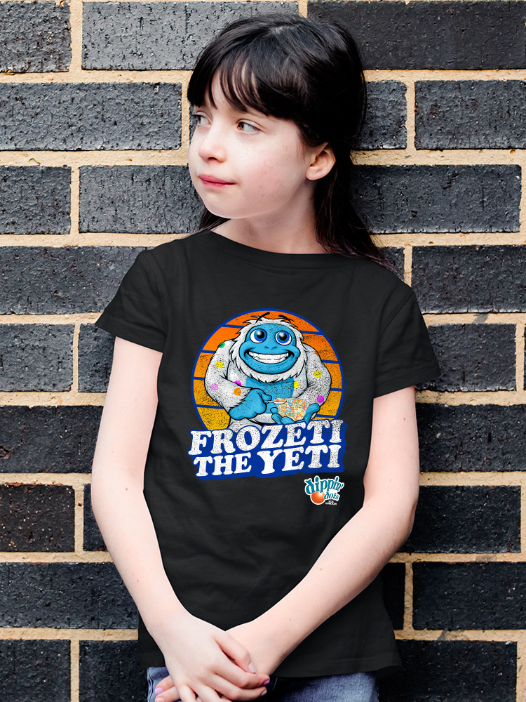 Frozeti the Yeti - Dippin' Dots Ice Cream Fun Grafik Jugend T-Shirt - Bild 9 von 25