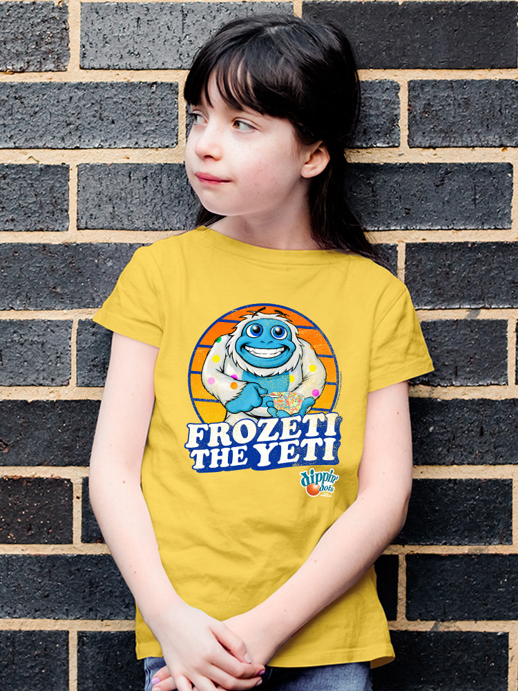 Frozeti the Yeti - Dippin' Dots Ice Cream Fun Grafik Jugend T-Shirt - Bild 12 von 25