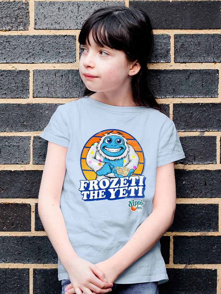 Frozeti the Yeti - Dippin' Dots Ice Cream Fun Grafik Jugend T-Shirt - Bild 18 von 25