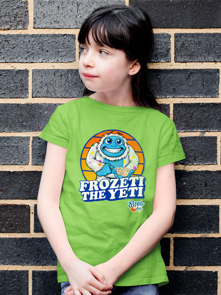 Frozeti the Yeti - Dippin' Dots Ice Cream Fun Grafik Jugend T-Shirt - Bild 21 von 25