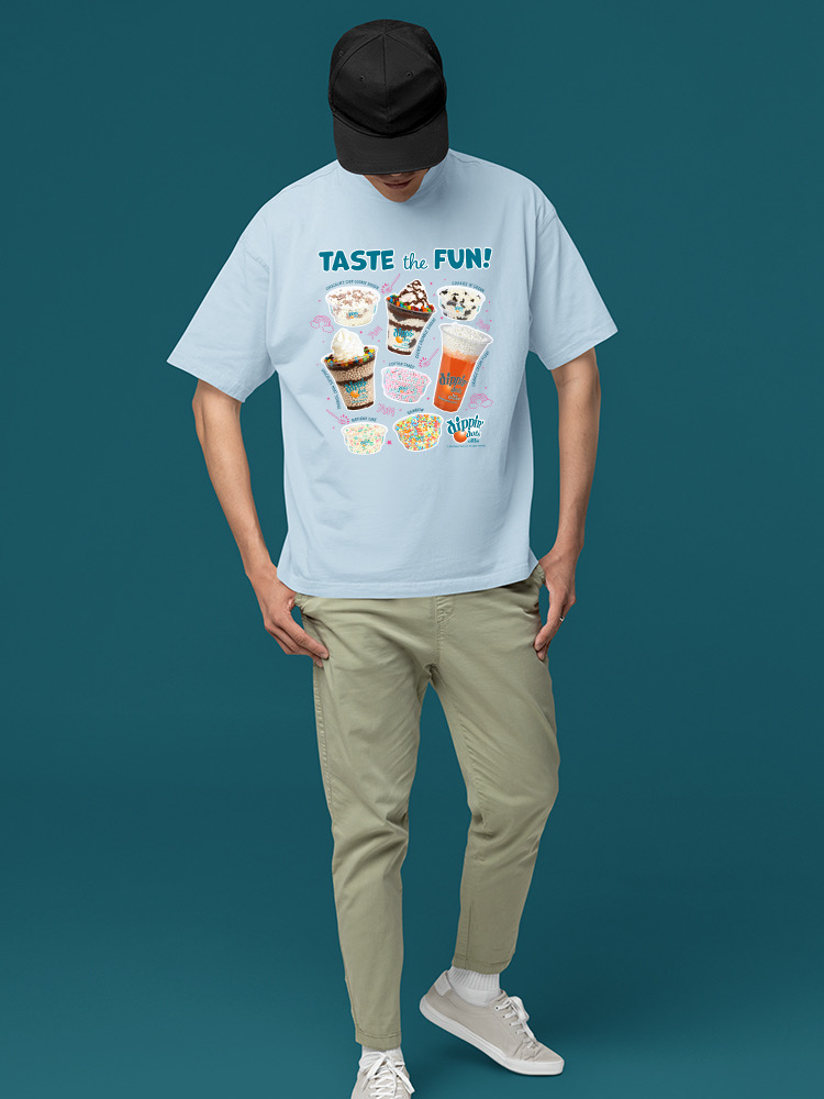 Dippin' Dots Variety Tee - Ice Cream Flavors Graphic Men's T-shirt - Picture 10 of 20