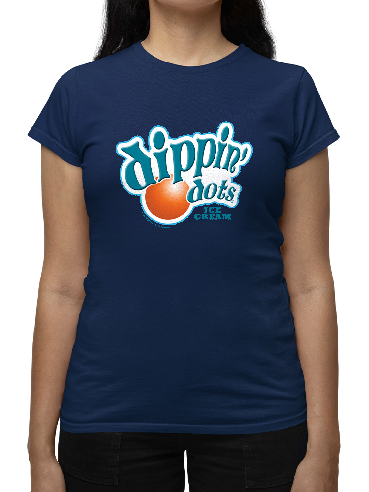 Retro Dippin' Dots Logo Graphic Tee - Ice Cream Lovers Grafik Damen T-Shirt - Bild 13 von 20
