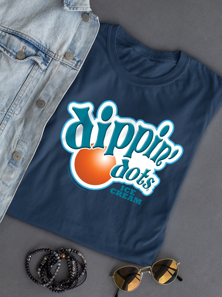 Retro Dippin' Dots Logo Graphic Tee - Ice Cream Lovers Grafik Damen T-Shirt - Bild 15 von 20