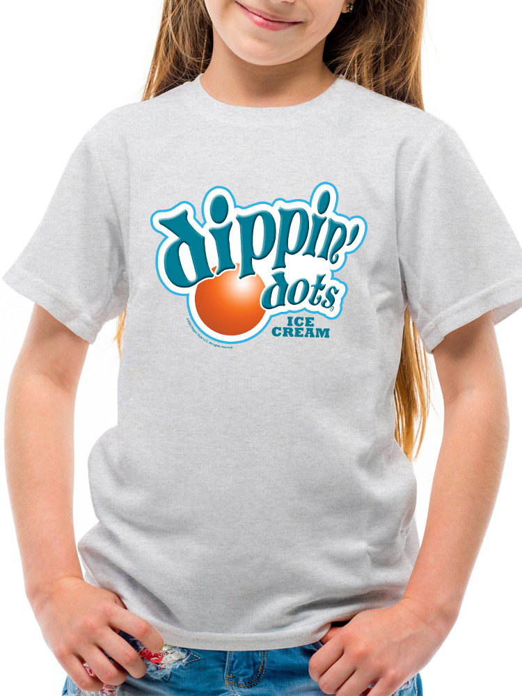 Retro Dippin’ Dots Logo Graphic Tee – Ice Cream Lovers Youth’s T-shirt