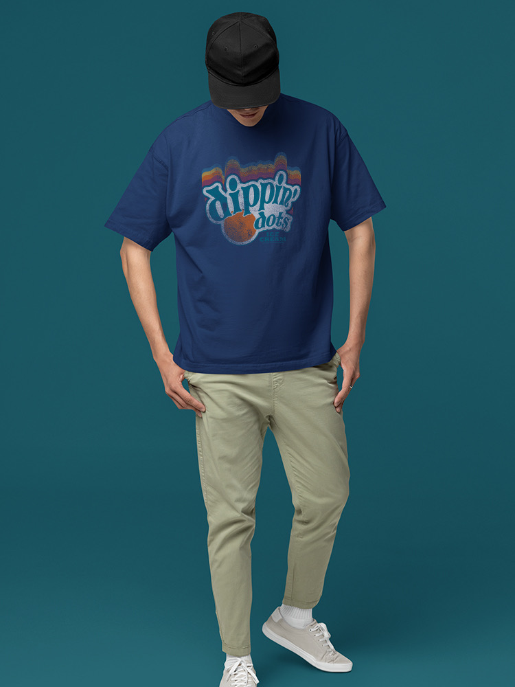 Dippin' Dots Retro Vibes Tee - Classic Ice Cream Graphic Men's T-shirt - Picture 14 of 20