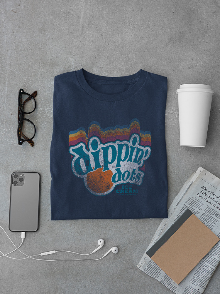 Dippin' Dots Retro Vibes Tee - Classic Ice Cream Graphic Men's T-shirt - Picture 15 of 20