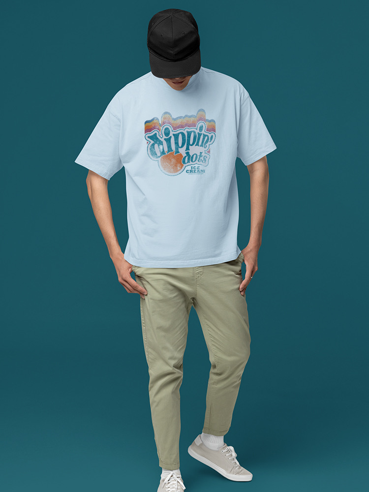 Dippin' Dots Retro Vibes Tee - Classic Ice Cream Graphic Men's T-shirt - Picture 10 of 20