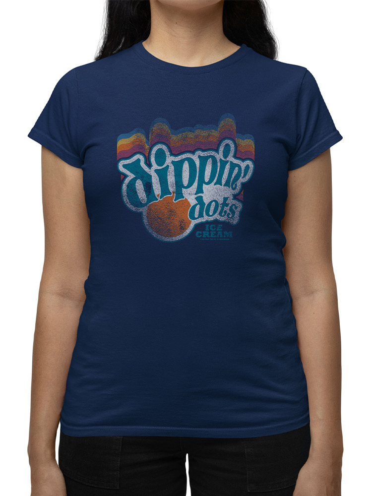 Dippin' Dots Retro Vibes Tee - Classic Ice Cream Graphic Women's T-shirt - Picture 13 of 20