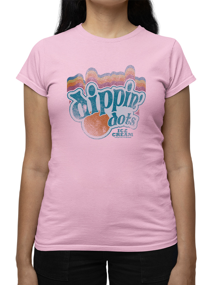 Dippin' Dots Retro Vibes Tee - Classic Ice Cream Graphic Women's T-shirt - Picture 9 of 20