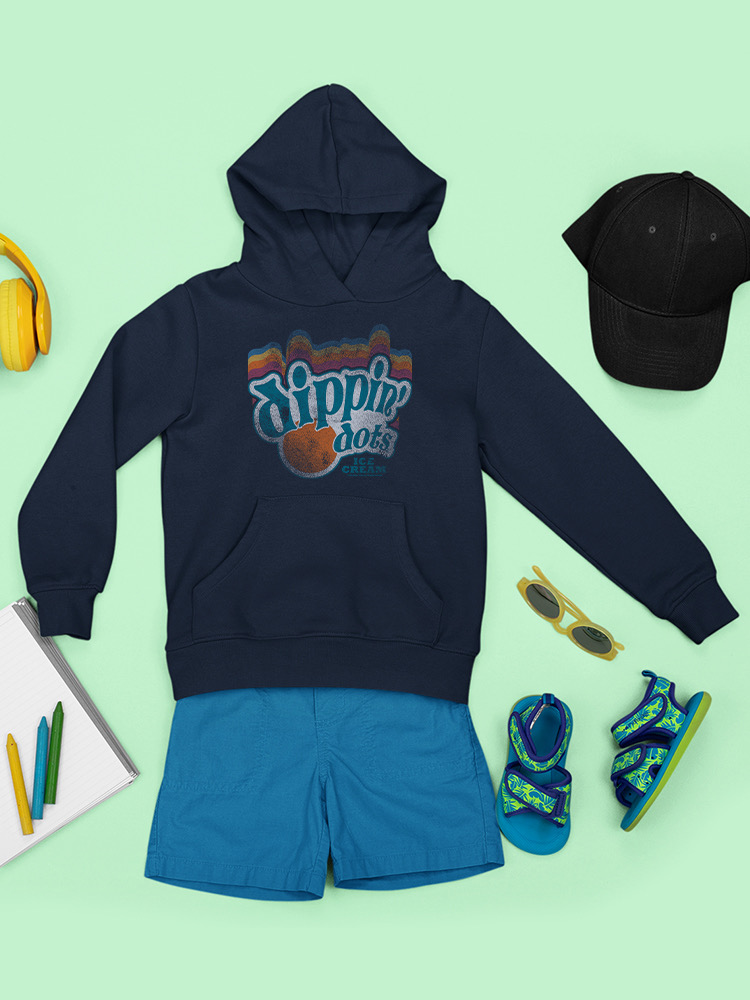 Dippin' Dots Retro Vibes Tee - Classic Ice Cream Graphic Jugend Hoodie - Bild 16 von 19