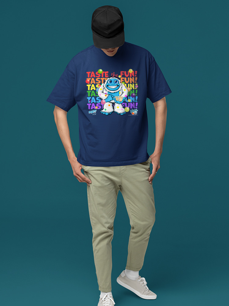 Frozeti the Yeti - Taste the Fun Dippin' Dots Grafik Herren T-Shirt - Bild 18 von 24
