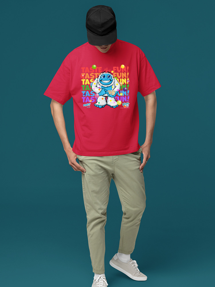 Frozeti the Yeti - Taste the Fun Dippin' Dots Grafik Herren T-Shirt - Bild 14 von 24