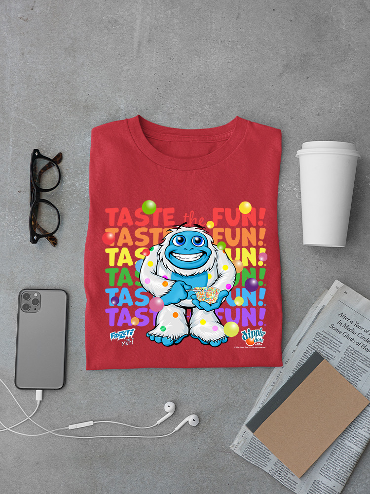 Frozeti the Yeti - Taste the Fun Dippin' Dots Grafik Herren T-Shirt - Bild 15 von 24