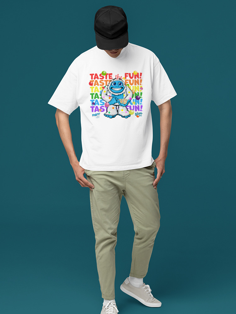 Frozeti the Yeti - Taste the Fun Dippin' Dots Grafik Herren T-Shirt - Bild 22 von 24