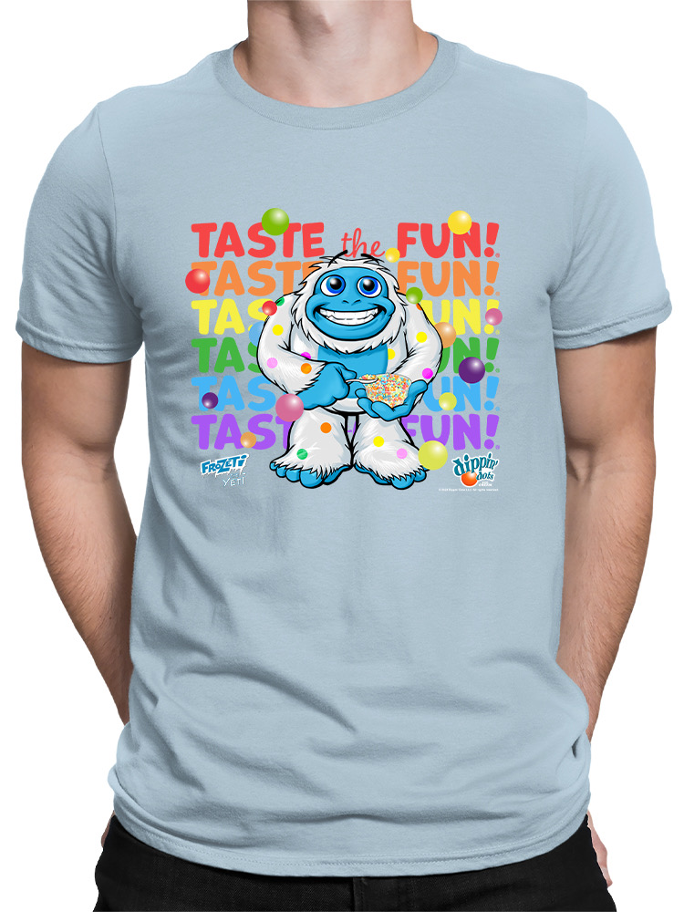 Frozeti the Yeti - Taste the Fun Dippin' Dots Grafik Herren T-Shirt - Bild 9 von 24