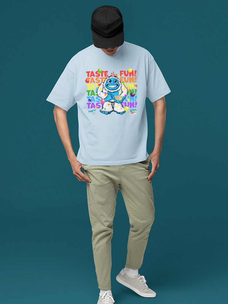 Frozeti the Yeti - Taste the Fun Dippin' Dots Grafik Herren T-Shirt - Bild 10 von 24