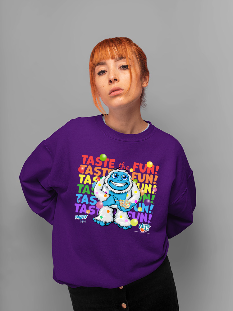 Frozeti the Yeti - Taste the Fun Dippin' Dots Graphic Damen Sweatshirt - Bild 15 von 19