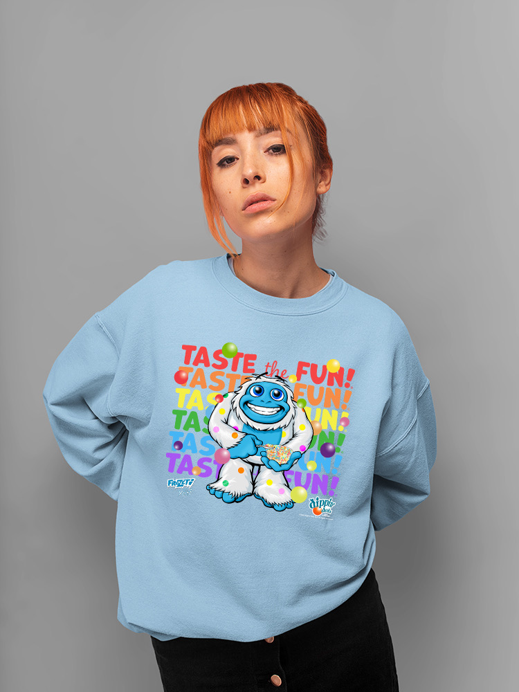 Frozeti the Yeti - Taste the Fun Dippin' Dots Graphic Damen Sweatshirt - Bild 12 von 19
