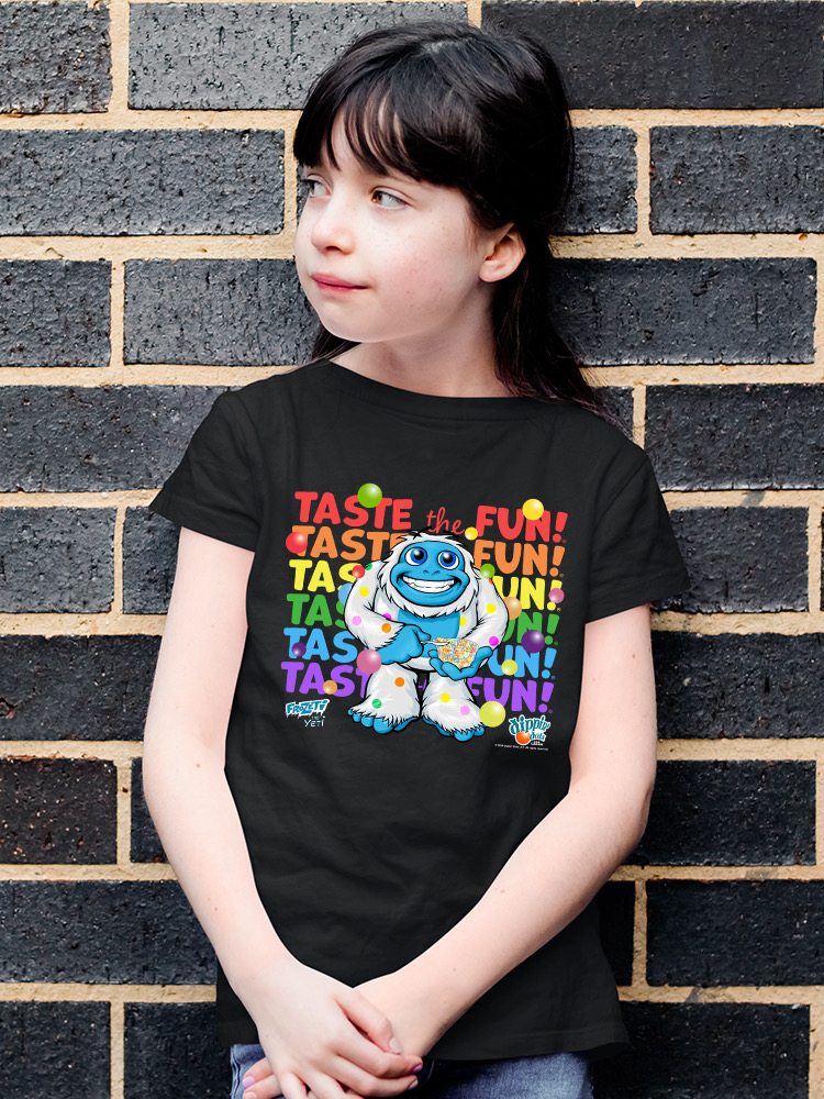 Frozeti the Yeti - Taste the Fun Dippin' Dots Grafik Jugend T-Shirt - Bild 9 von 25