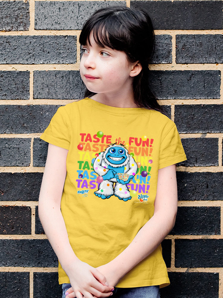 Frozeti the Yeti - Taste the Fun Dippin' Dots Grafik Jugend T-Shirt - Bild 12 von 25