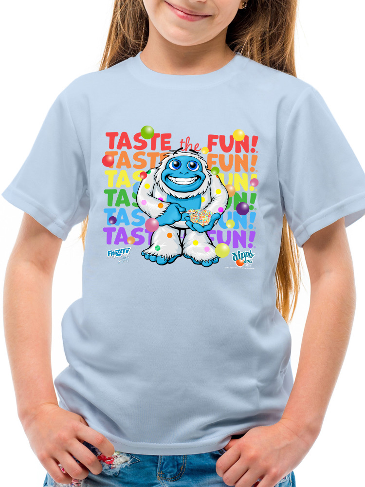 Frozeti the Yeti - Taste the Fun Dippin' Dots Grafik Jugend T-Shirt - Bild 17 von 25