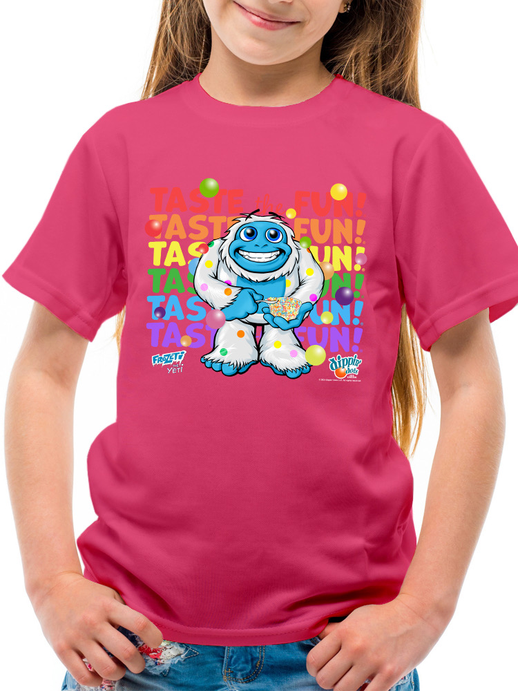 Frozeti the Yeti - Taste the Fun Dippin' Dots Grafik Jugend T-Shirt - Bild 14 von 25