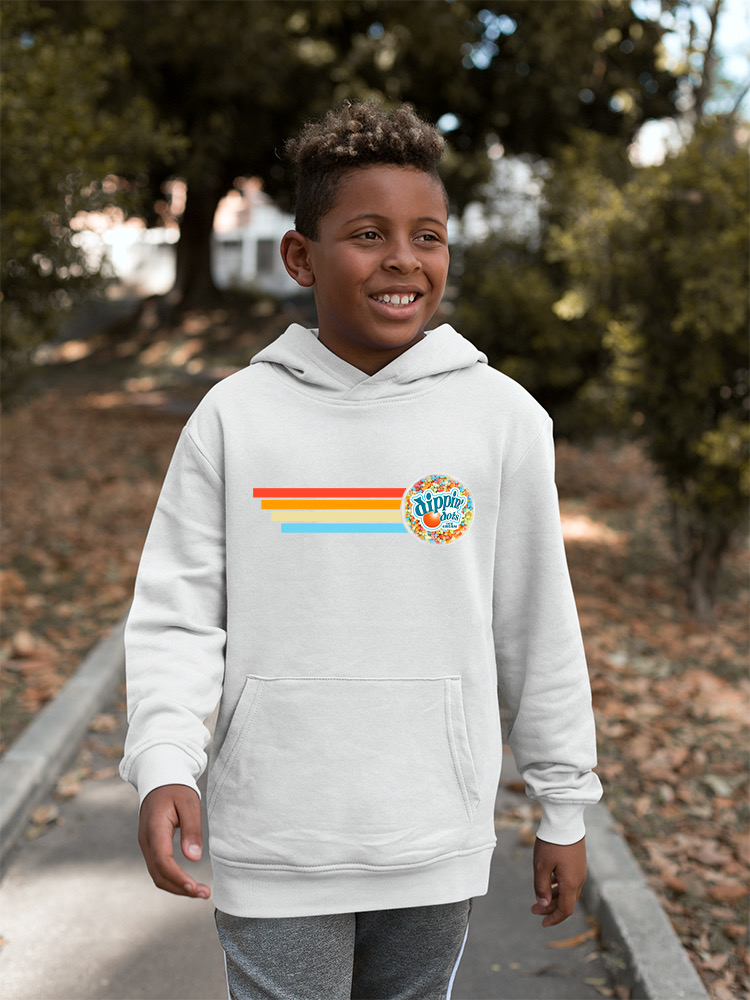 Retro Dippin' Dots Ice Cream Stripes - cooler Sommer Jugend Hoodie - Bild 18 von 19