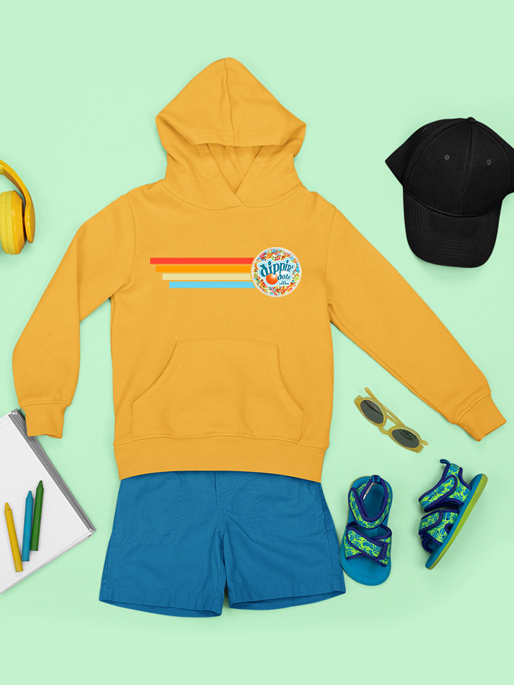 Retro Dippin' Dots Ice Cream Stripes - cooler Sommer Jugend Hoodie - Bild 13 von 19