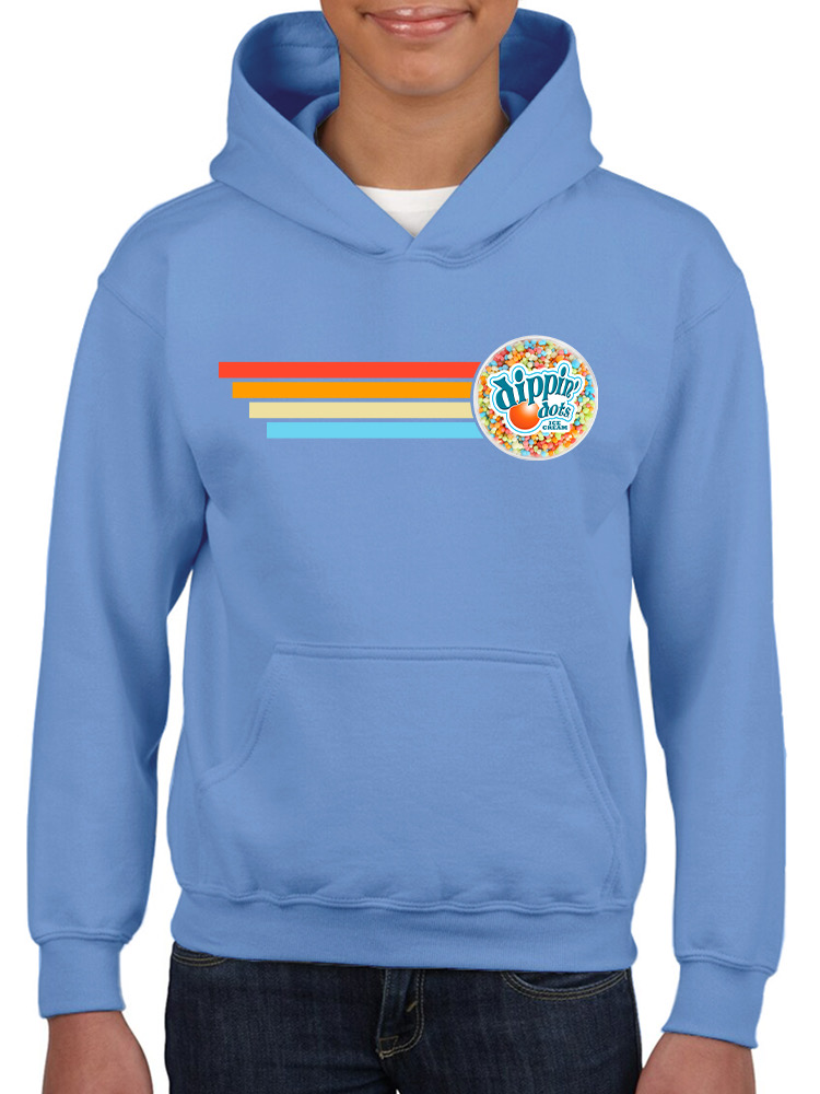 Retro Dippin' Dots Ice Cream Stripes - cooler Sommer Jugend Hoodie - Bild 8 von 19