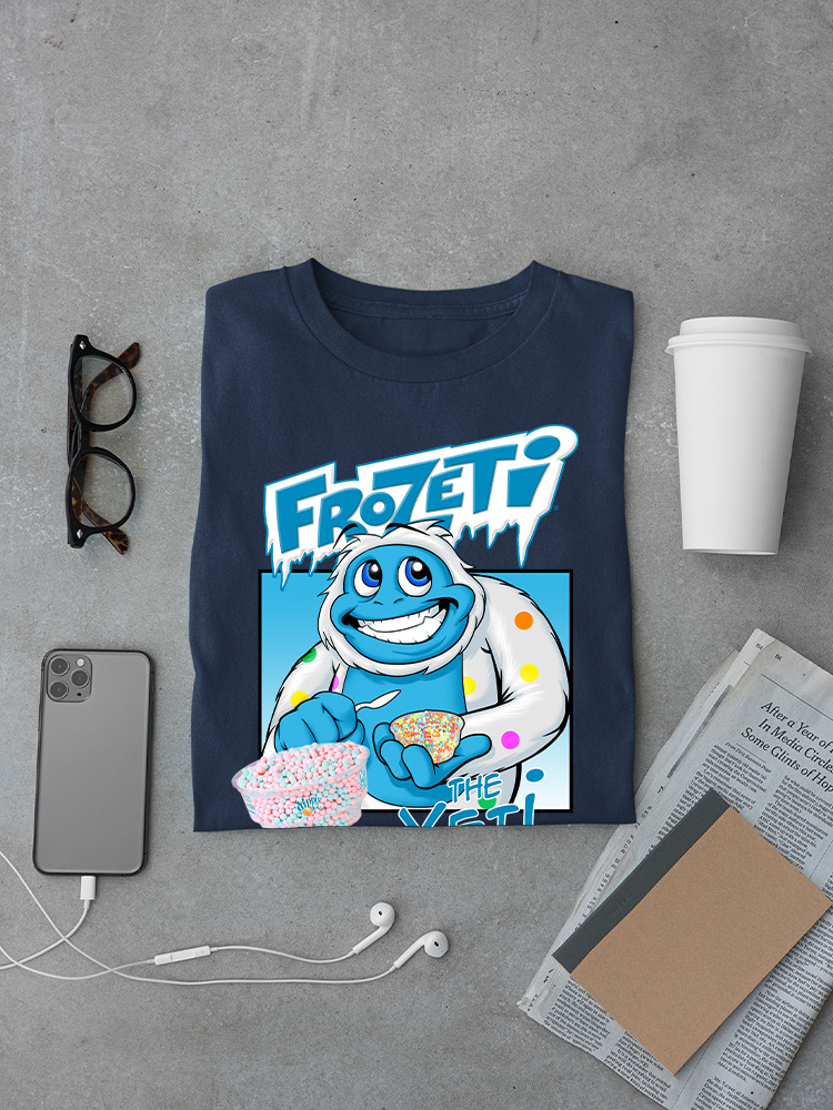Frozeti the Yeti - Cool Dippin’ Dots Ice Cream Graphic Herren T-Shirt - Bild 23 von 28