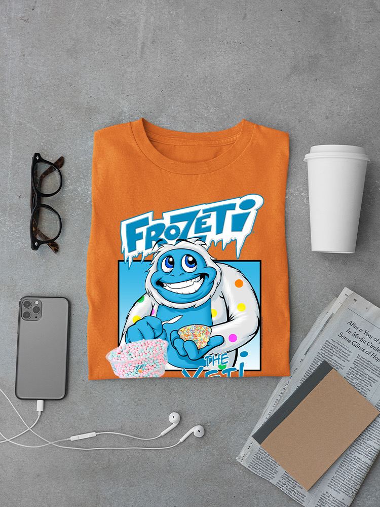 Frozeti the Yeti - Cool Dippin’ Dots Ice Cream Graphic Herren T-Shirt - Bild 11 von 28