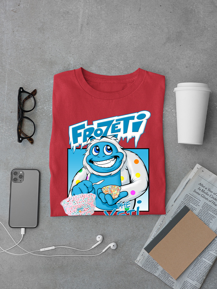 Frozeti the Yeti - Cool Dippin’ Dots Ice Cream Graphic Herren T-Shirt - Bild 19 von 28