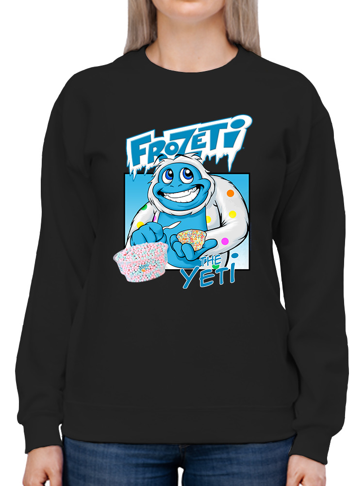 Frozeti the Yeti - Sudadera para mujer Cool Dippin’ Dots con gráfico de helado - Imagen 8 de 22