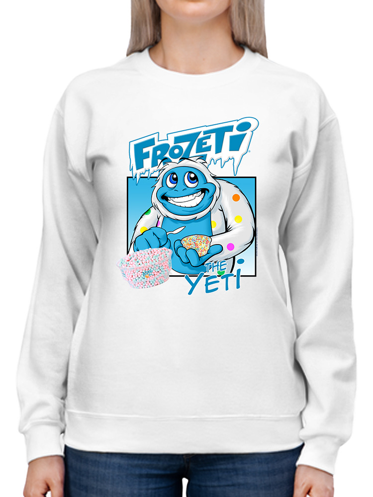Frozeti the Yeti - Sudadera para mujer Cool Dippin’ Dots con gráfico de helado - Imagen 20 de 22