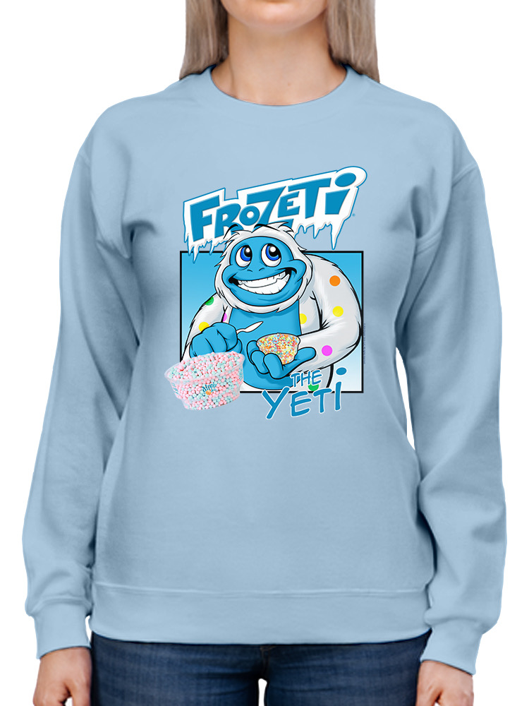 Frozeti the Yeti - Sudadera para mujer Cool Dippin’ Dots con gráfico de helado - Imagen 14 de 22