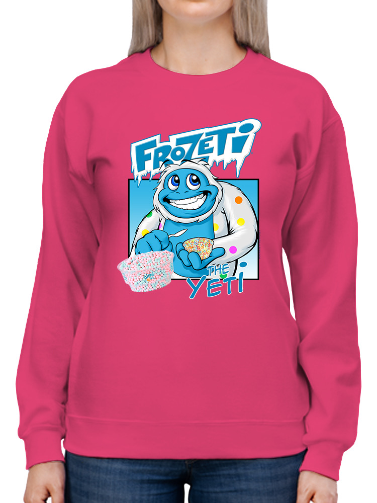 Frozeti the Yeti - Sudadera para mujer Cool Dippin’ Dots con gráfico de helado - Imagen 11 de 22